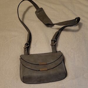 Elegant Gray Crossbody Bag